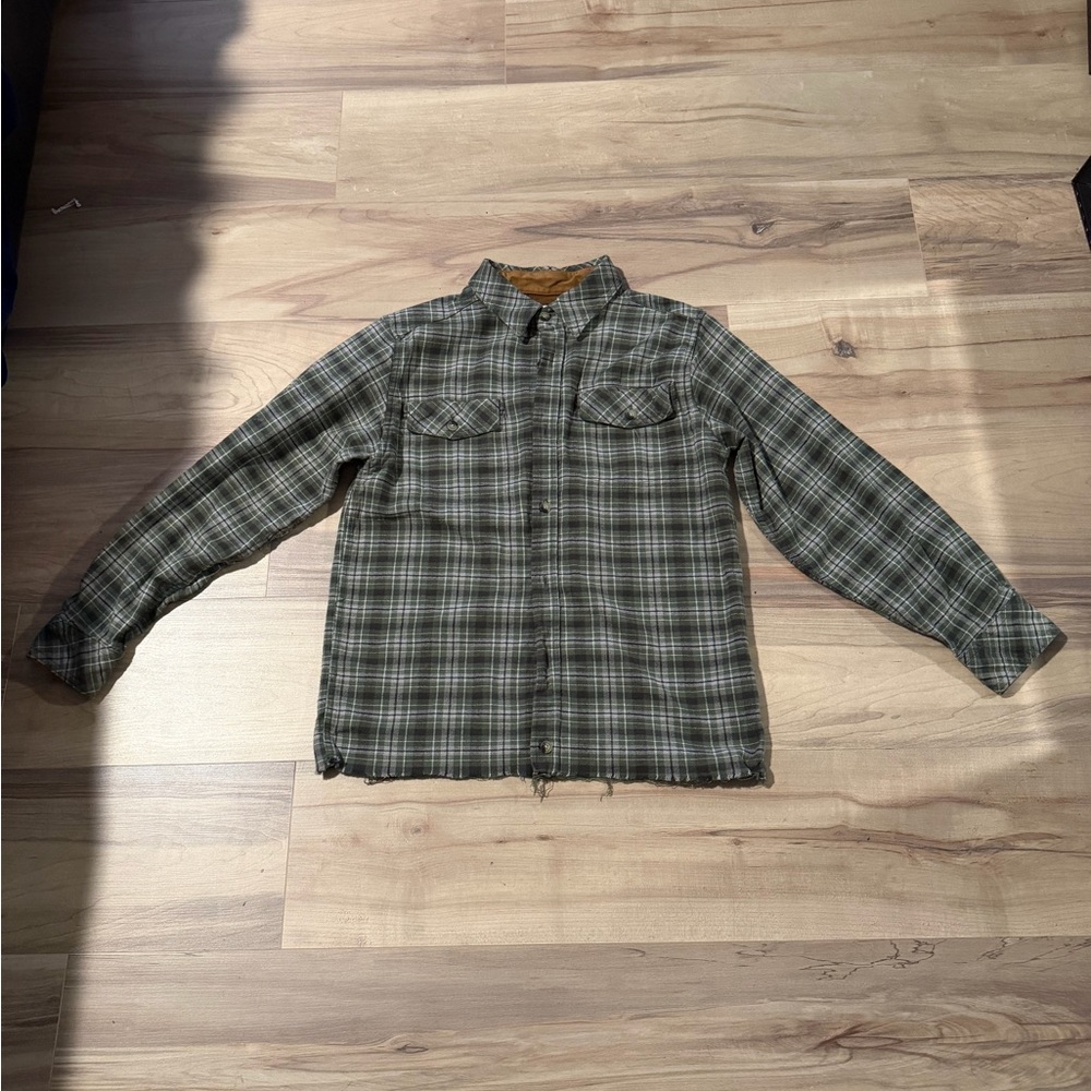 Legendary Whitetails Green and Brown Plaid Shirt Jacket